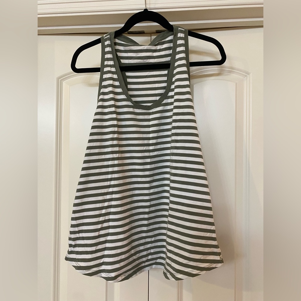 lululemon women’s striped tank top